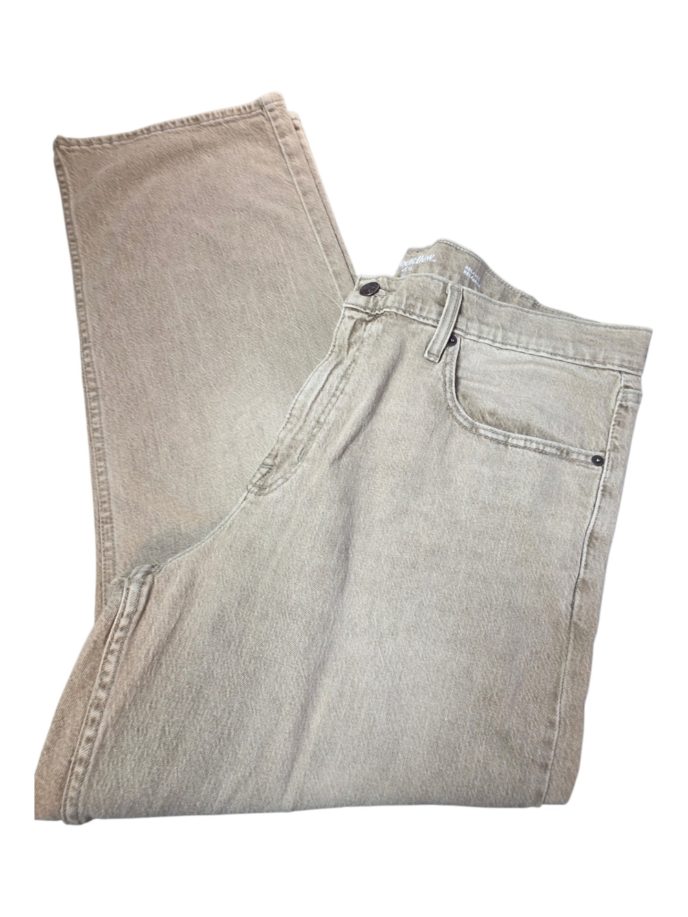 NWT Goodfellow & Co Men's Relaxed Fit Jeans Maverick Beige Tan 40x30 Cotton
